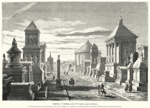 Roman Tombs Lining the Appian Way at the Three Mile Marker by German School