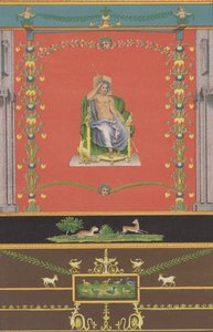 Roman Wall Painting from Pompeii by German School