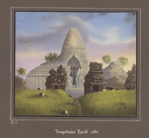 Ruin of the Temple Tjandi-Sebu, Pl.II from Topographischer und Naturwissenschaftlicher Atlas zur Reise durch Java, by Dr.Fr.Junghuhn, Magdeburg 1845 by German School