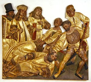 Saints Sisinio and Alexander are Led to the Stake