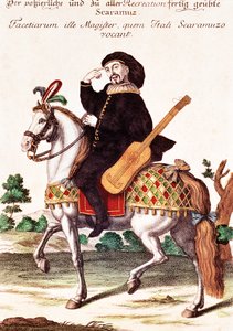 Scaramouche on Horseback