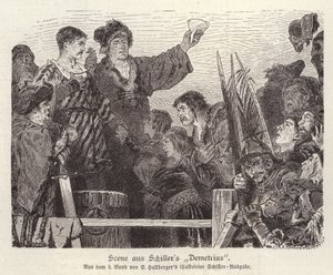 Scene from Friedrich Schiller