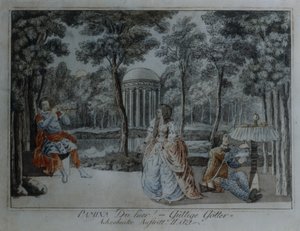 Scene from The Magic Flute by Wolfgang Amadeus Mozart by German School