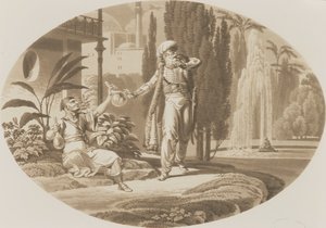 Scene from The Marriage of Figaro by Wolfgang Amadeus Mozart by German School