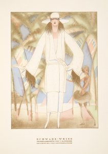 Black and White, outfit by V. Manheimer, from Styl, published 1922