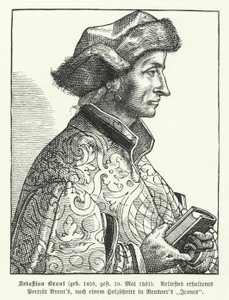 Sebastian Brant, German Renaissance humanist and satirist by German School