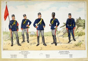 Soldiers of the Turkish Army, c.1900 by German School