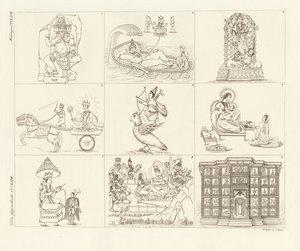 Some Descriptions from Indian Mythology by German School