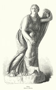 Statue of Niobe Protecting One of Her Children from Artemis and Apollo by German School
