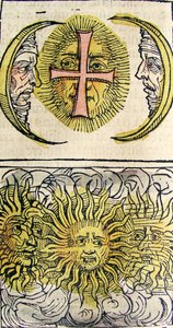 Sun Dogs and Moon Dogs by German School