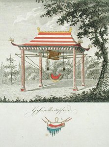 Swing under a Chinese canopy, from 