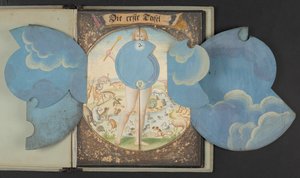 Tables representing man in three different states, Add MS 5788 by German School