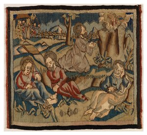 Tapestry Panel with Scenes from the Passion from an Antependium, from Upper Rhineland by German School