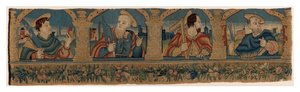 Tapestry Strip Depicting the Four Apostles