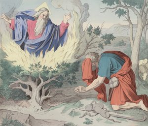 The Burning Bush by German School