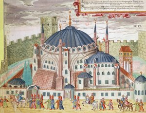 The Church of Saint Sophia Transformed as a Mosque by German School
