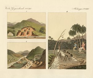 The gem mines in Brazil by German School