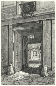The house in Paris where French playwright Pierre Corneille died in 1684 by German School
