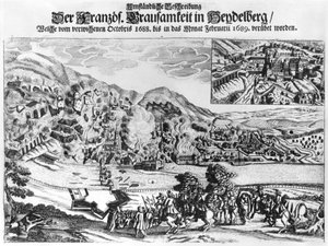 The Taking and Destruction of Heidelberg by the French in February 1689