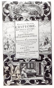 Title Page to Book 9 of Cryptomenysis and Cryptography by Gustavus Selenus (Augustus, Duke of Brunswick), 1624 by German School