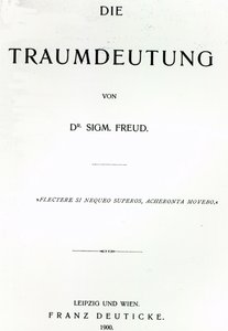 Titlepage to Die Traumdeutung by Sigmund Freud, Published in 1899 by German School