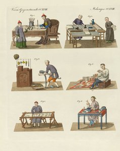 Trades, Arts and Handworks in China by German School