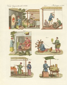 Trades, Arts and Handworks in China by German School