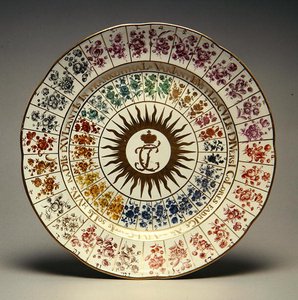 Trial plate for colours developed by Simon Feilner by German School