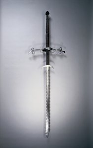 Two-Handed Sword with Flamboyant Blade