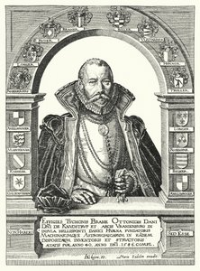 Tycho Brahe, Danish Astronomer (engraving) by German School