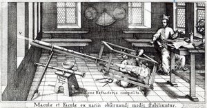 Various methods of observing sunspots, illustration from 