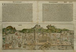 View of Venice, illustration from the Liber Chronicarum by Hartmann Schedel published in Nuremberg, 1493 by German School