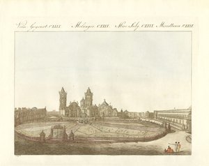View of the Grand Plaza of Mexico-City in America