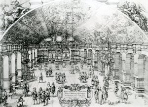 View of the Interior of the Lusthaus in Stuttgart by German School