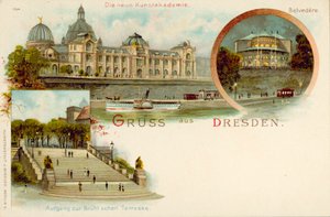Views of Dresden, Germany by German School