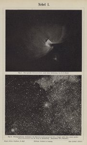 Views of the Orion Nebula and the Milky Way in the area of Deneb by German School