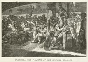 Walhalla, the Paradise of the Ancient Germans by German School