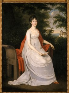 Woman Sitting on a Bench