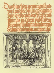 Woodcut from the Bairish Landplot by German School