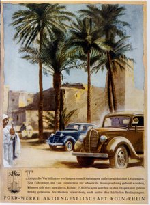 German Advertising of the Car Ford