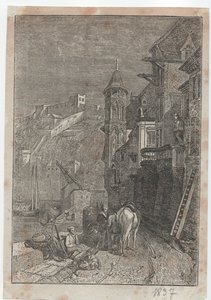 Medieval City Scene