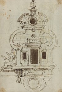 Wall Monument with an Armillary Sphere