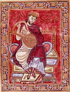 Representation of King David Playing the Lyre