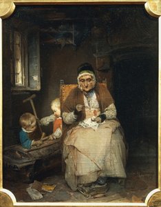 The Grandmother, by Gerolamo Induno