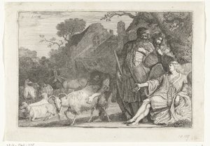 The Angel Promises Abraham a Son by Gerrit Bleker