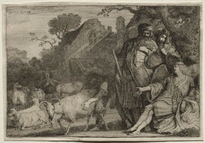 An Angel Foretells the Birth of Abraham