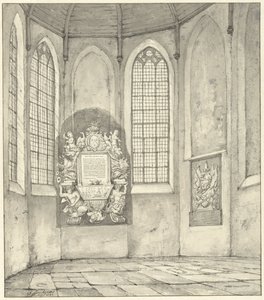 Tomb of Anthony Pieterson in the Church at Monster by Gerrit Lamberts