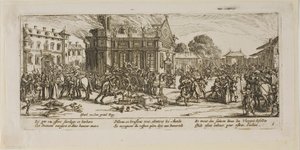 Destruction of a Convent, plate six from The Large Miseries of War