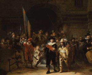 Copy of The Night Watch by Gerrit Lundens (attributed to)