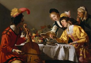 Concert by Gerrit van Honthorst